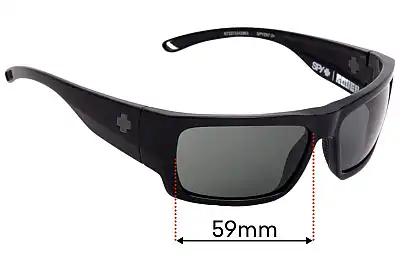 Spy Optic Rover Replacement Lenses 59mm wide 