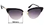 Sunglass Fix Replacement Lenses for Sunday Somewhere Pixie Sun084 - 56mm Wide 