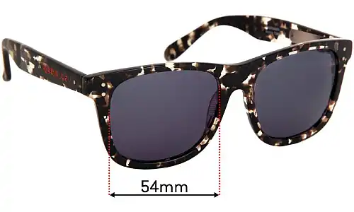 Sunglass Fix Replacement Lenses for Superdry Passenger - 54mm Wide Superdry Passenger Replacement Lenses 54mm wide