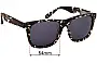 Sunglass Fix Replacement Lenses for Superdry Passenger - 54mm Wide 