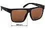 Sunglass Fix Replacement Lenses for The Mad Hueys  Offshore - 58mm Wide 