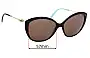Sunglass Fix Replacement Lenses for Tiffany & Co TF 4144-B - 57mm Wide 
