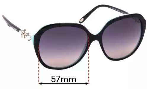 Tiffany & Co TF 4132-HB Lentilles de Remplacement 57mm wide 