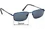 Sunglass Fix Replacement Lenses for Timberland TB1607 - 56mm Wide 