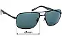 Sunglass Fix Replacement Lenses for Timberland TB9107 Sun RX - 61mm Wide 