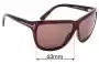 Sunglass Fix Replacement Lenses for Tom Ford Dahlia TF127 - 63mm Wide 