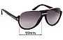 Sunglass Fix Lentes de Repuesto para Tom Ford Dimitry TF334 - 59mm Wide 
