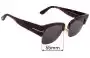 Sunglass Fix Replacement Lenses for Tom Ford Dakota TF554 - 55mm Wide 