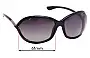 Sunglass Fix Ersatzgläser für Tom Ford Jennifer FT0008 - 61mm Wide 