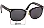 Sunglass Fix Replacement Lenses for Tom Ford Rock TF290 - 55mm Wide 