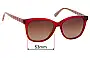 Sunglass Fix Replacement Lenses for Tommy Hilfiger TH 93 - 53mm Wide 