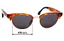 Sunglass Fix Replacement Lenses for Toms  Audra - 49mm Wide 