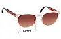 Sunglass Fix Replacement Lenses for Toms  Clementine - 52mm Wide 