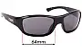 Sunglass Fix Replacement Lenses for Tonic EVO - 64mm Wide 