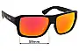 Sunglass Fix Verres de Remplacement pour Tonic Swish - 59mm Wide 