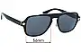 Sunglass Fix Lentes de Repuesto para Versace MOD 2199 - 56mm Wide 