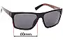 Sunglass Fix Replacement Lenses for Von Zipper Dipstick - 60mm Wide 