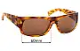 Sunglass Fix Replacement Lenses for Von Zipper VxZxE - 60mm Wide 