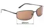 Sunglass Fix Replacement Lenses for Vuarnet REF192 - 64mm Wide 