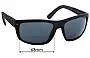 Sunglass Fix Ersatzgläser für Vuarnet VL1413 - 63mm Wide 