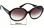 Sunglass Fix Replacement Lenses for Wayne Cooper Oceane - 56mm Wide 