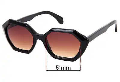Childe Snare Lentes de Repuesto 51mm wide 