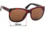 Sunglass Fix Replacement Lenses for Ralph Lauren RL 8072-W - 56mm Wide 