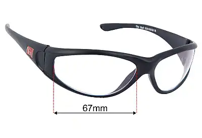Dirty Dog The Bull Lentes de Repuesto 67mm wide 