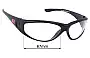 Sunglass Fix Replacement Lenses for Dirty Dog The Bull - 67mm Wide 