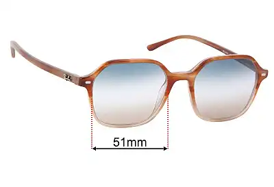 Ray-Ban RB2194 John Replacement Lenses 51mm wide 