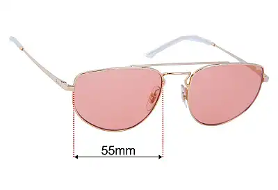 Ray-Ban RB3668 Replacement Lenses 55mm wide 