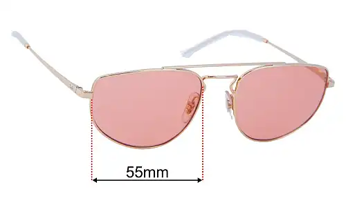 Ray-Ban RB3668 Replacement Lenses 55mm wide 