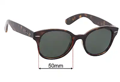 Ray-Ban RB4141 Replacement Lenses 50mm wide 