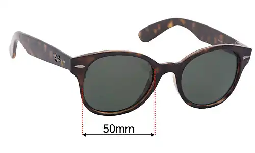 Ray-Ban RB4141 Ersatzlinsen 50mm wide 