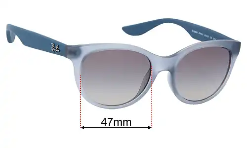Ray-Ban RJ9068S  Replacement Lenses 47mm wide 