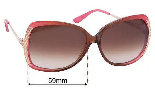Juicy Couture Flawless/S Replacement Lenses 59mm wide 