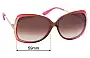 Sunglass Fix Replacement Lenses for Juicy Couture Flawless/S - 59mm Wide 