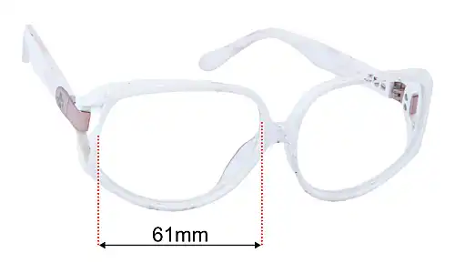 Karen Walker Amelia  Replacement Lenses 61mm wide 