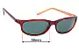 Sunglass Fix Verres de Remplacement pour Polaroid UP29670QL - 56mm Wide 