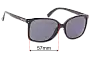 Sunglass Fix Replacement Lenses for Von Zipper Castaway - 57mm Wide 