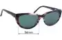 Sunglass Fix Replacement Lenses for Bill Bass Astral - 56mm Wide 