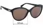 Sunglass Fix Replacement Lenses for Calvin Klein CK4256S - 57mm Wide 