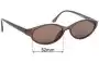 Sunglass Fix Replacement Lenses for Christian Dior CD3011 - 52mm Wide 