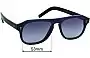 Sunglass Fix Replacement Lenses for Cutler and Gross of London 0822 - 53mm Wide 