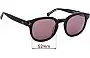Sunglass Fix Replacement Lenses for Deus Ex Machina Sun Rx 3 - 52mm Wide 