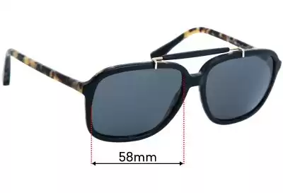Emporio Armani EA4036 Replacement Lenses 58mm wide 