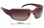 Sunglass Fix Ersatzgläser für Gatorz Rockstar - 62mm Wide 