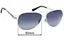Sunglass Fix Replacement Lenses for Guess GU7468 - 59mm Wide 