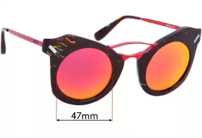 Kenzo KZDPE1202 Replacement Lenses 47mm wide 