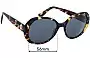 Sunglass Fix Replacement Lenses for Marc by Marc Jacobs Sun Rx 09 - 56mm Wide 